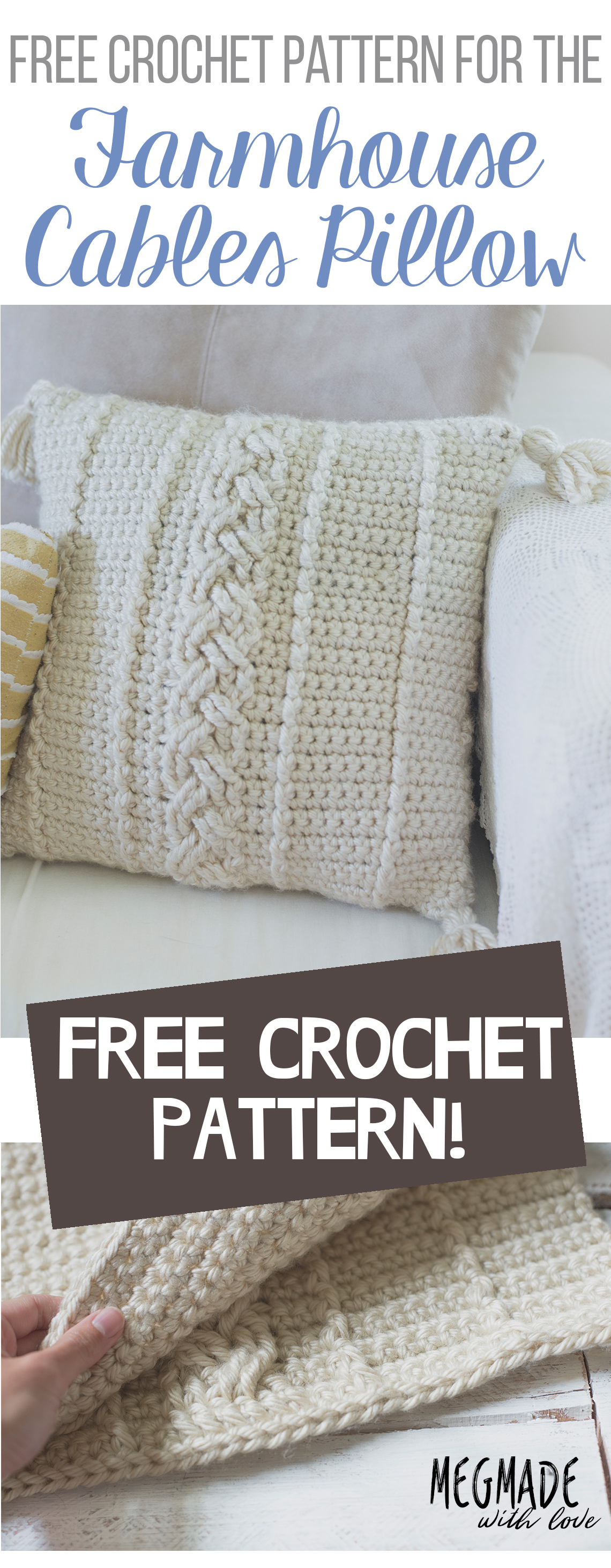 Free Pillow Cover Crochet Pattern - Leelee Knits