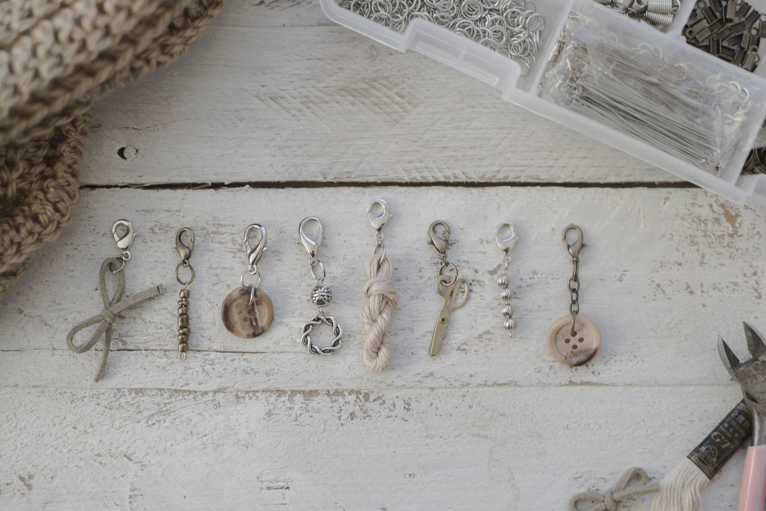 DIY Stitch Markers for Crochet and Knitting + Free SVG - You Should Craft