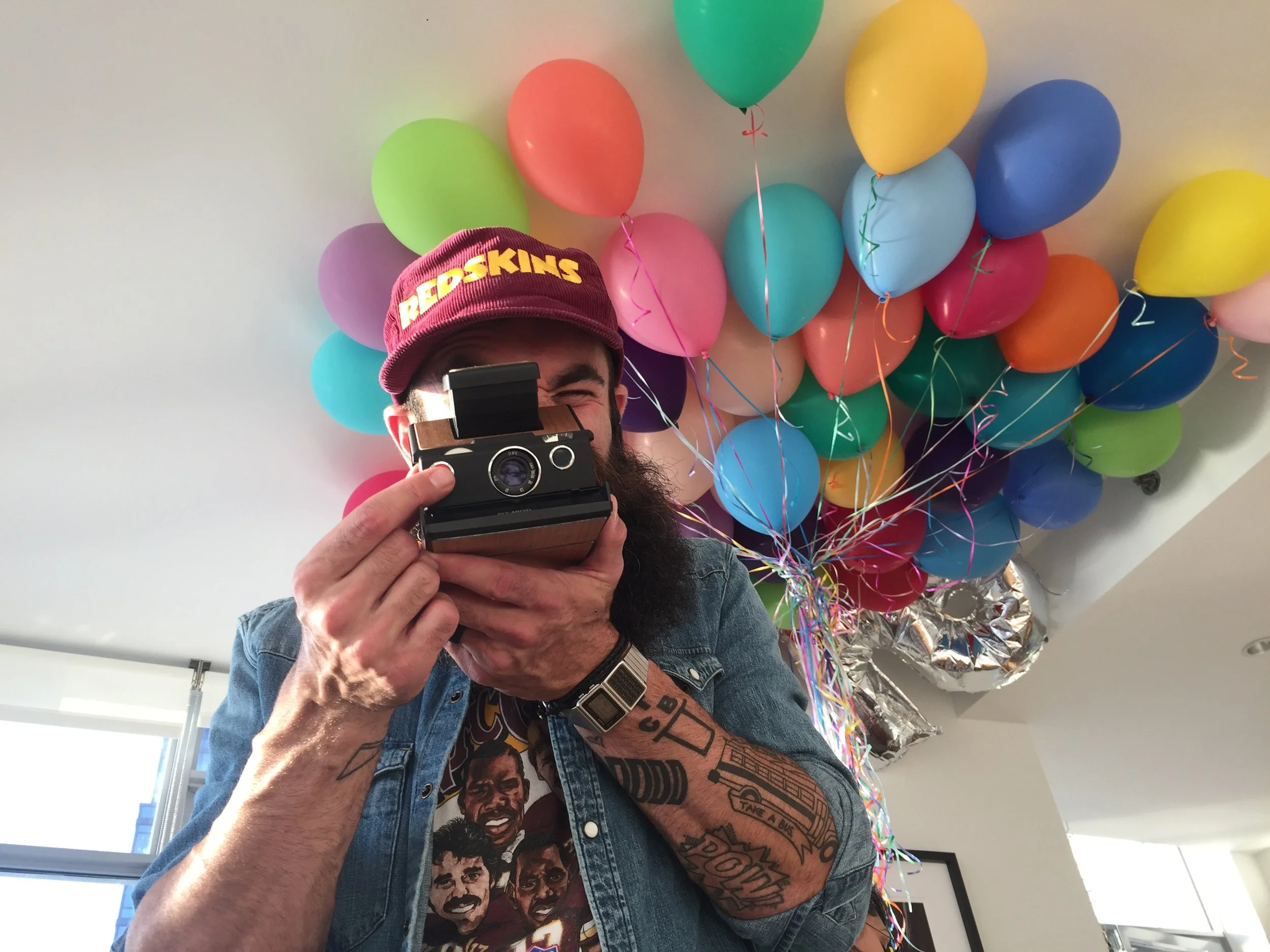 Matt and Balloons, 2016, iPhone6