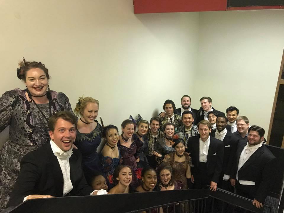  Chorus cast photo from Verdi's  La Traviata  