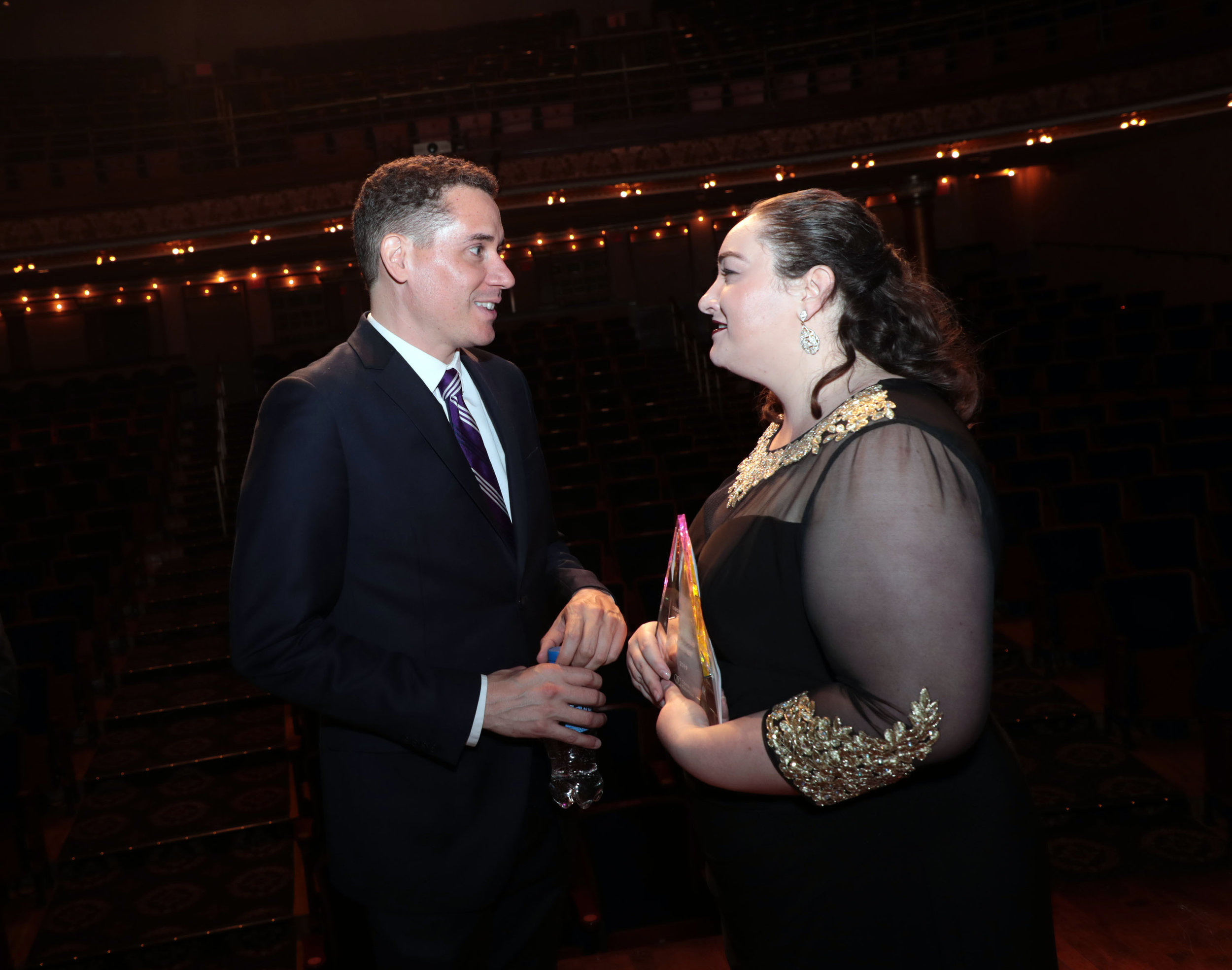  Lindsay with judge Micheal Heaston (Houston Grand Opera) 