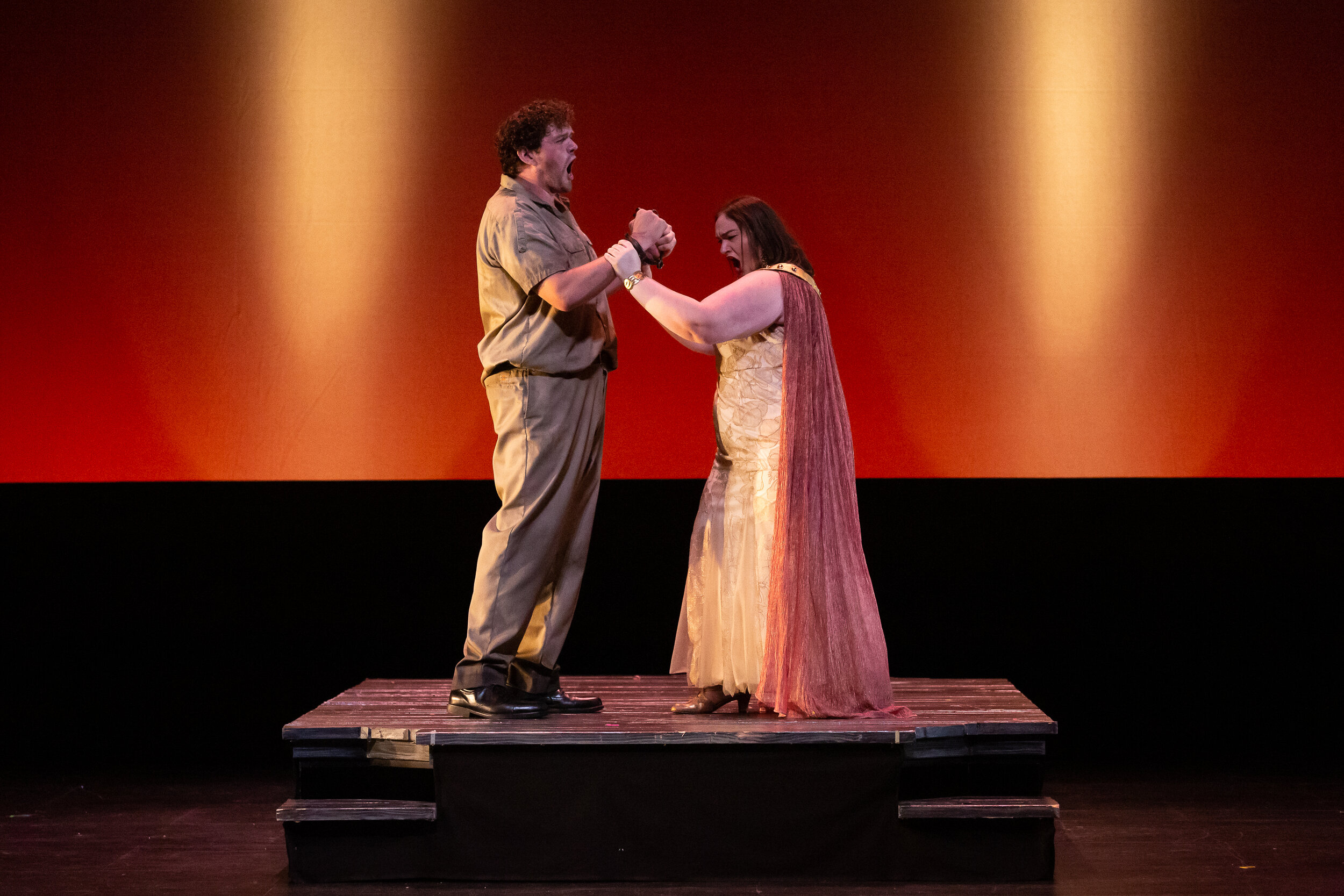 Lindsay Kate Brown sings a scene as Amneris from Verdi’s Aida with Richard Trey Smagur, tenor, as Radames 