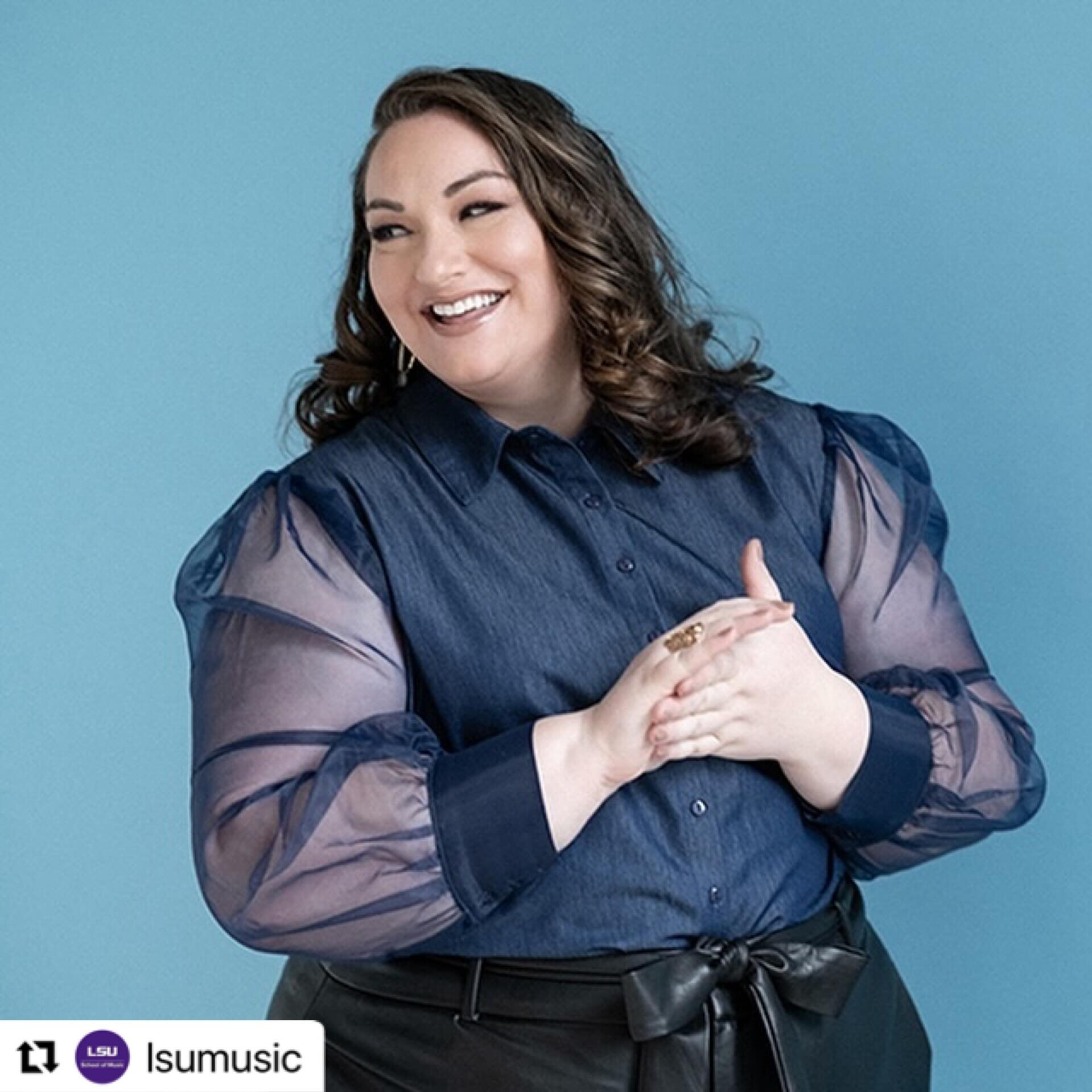 SURPRISE! Thrilled to be joining the faculty at @lsu 💜🐯

#Repost @lsumusic @lsu.opera 
・・・
Join us in welcoming acclaimed mezzo-soprano Lindsay Kate Brown to LSU as Assistant Professor of Voice!
 
Brown is a rising opera star praised for her rich, 