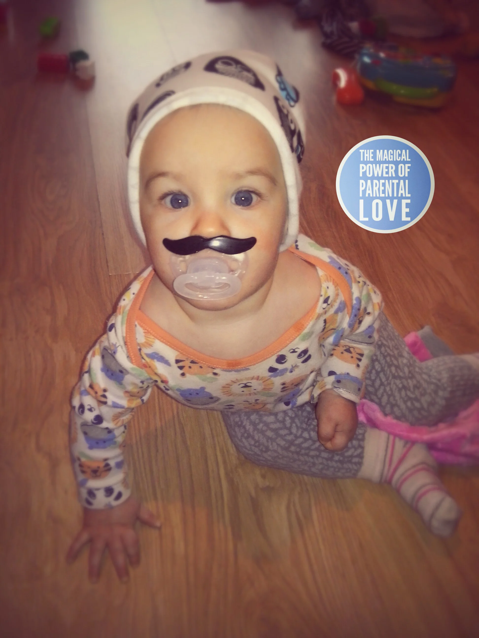 In the womb, all babies grow mustaches...that they eat. How strange is that?