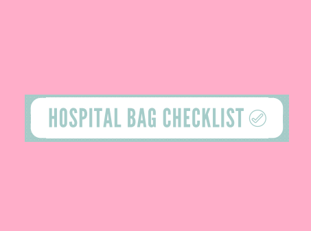 Printable Hospital Bag CHECKLIST - Make Sure You Have Everything You Need!
