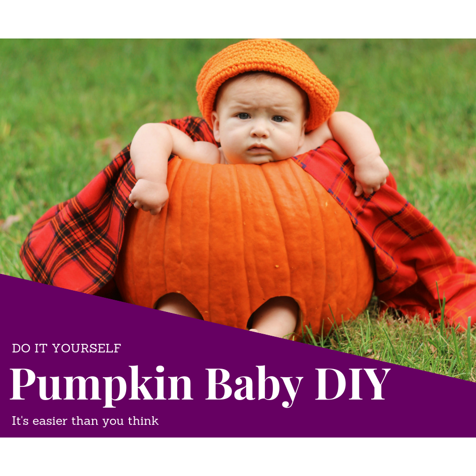 Pumpkin Baby Photo DIY