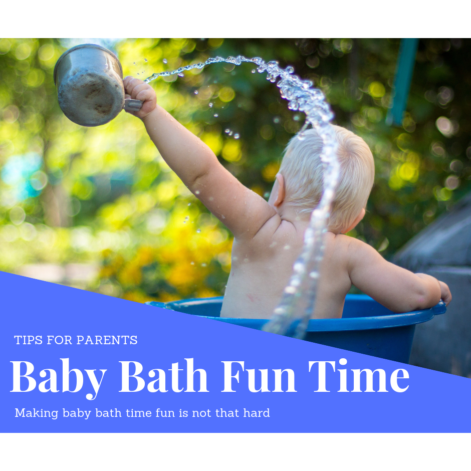 Baby bath fun time? It’s possible!