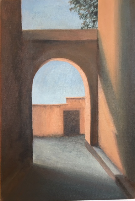Fes Passageway I, Morocco, 12" x 8", 2017