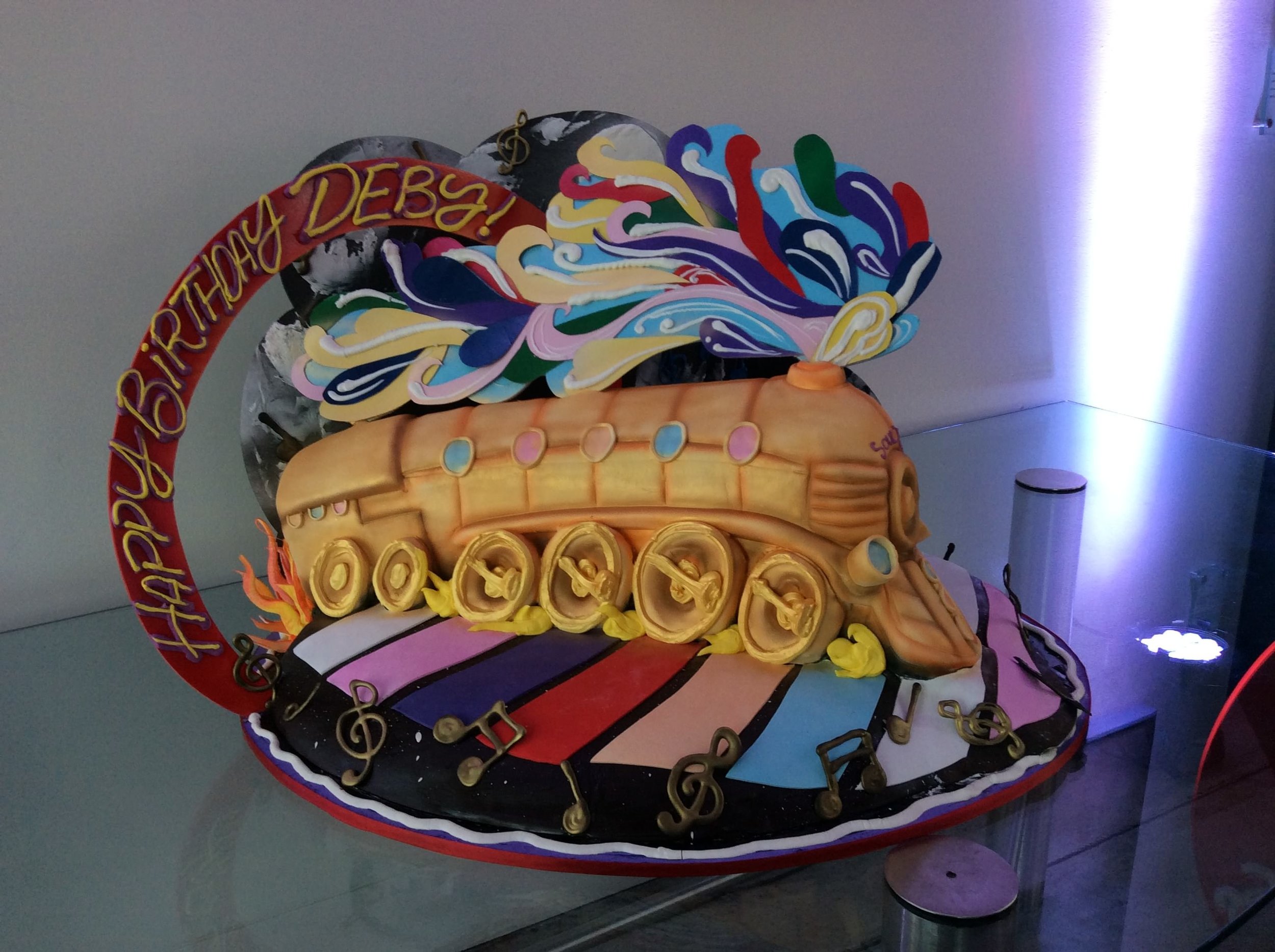 Soul Train Birthday Cake