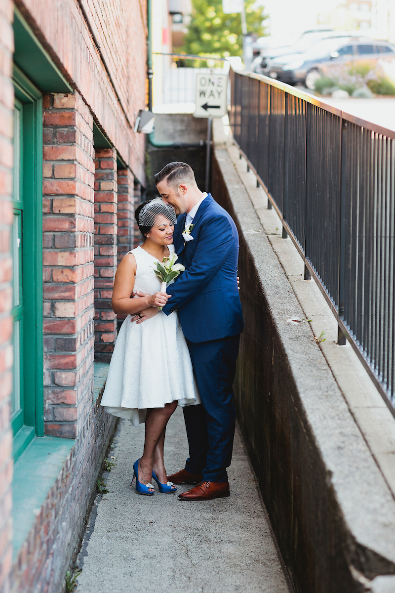 Romantic bride &amp; groom