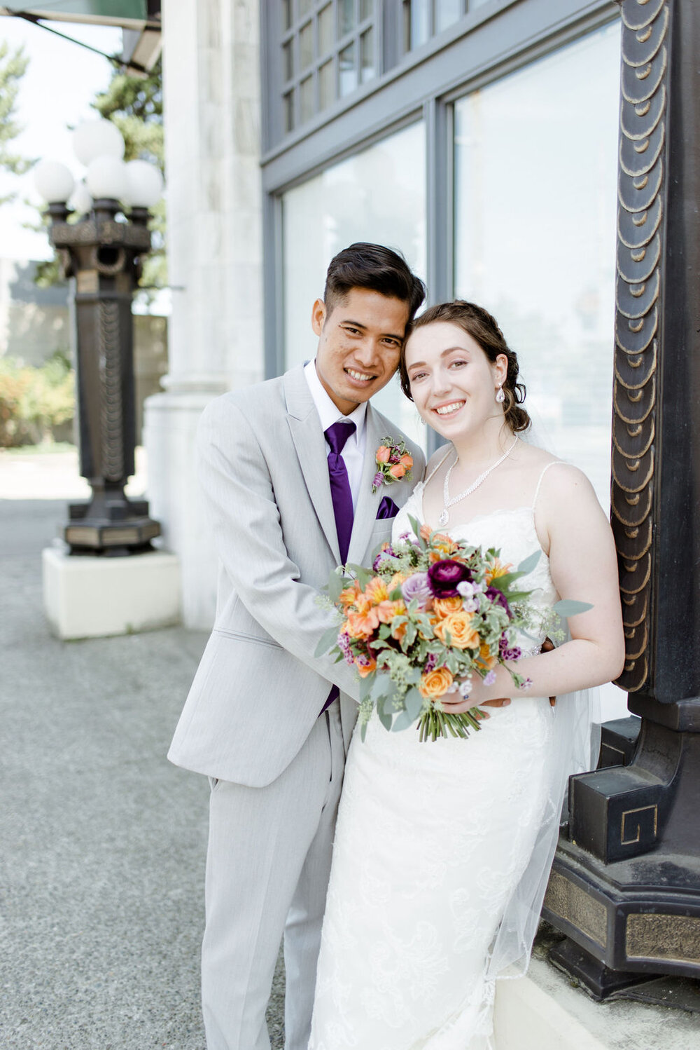 Smiling couple