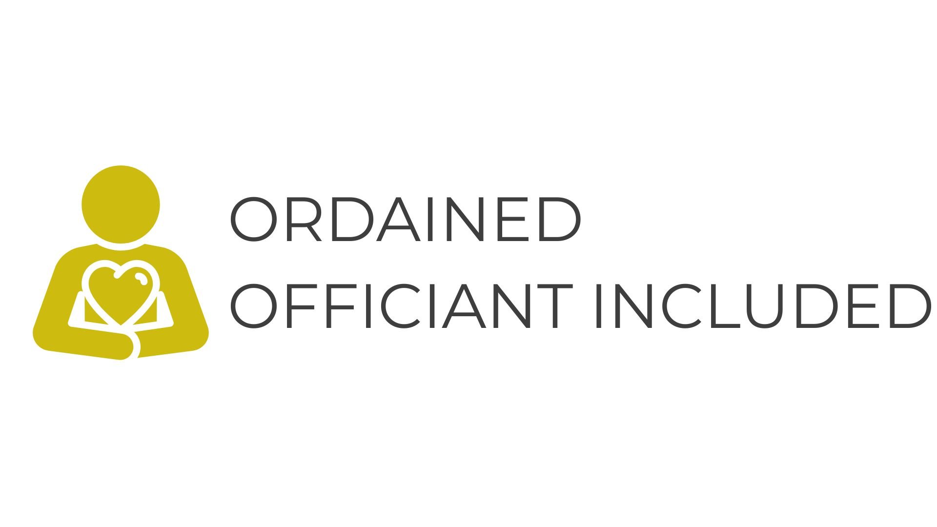 Ordained Officiant Included