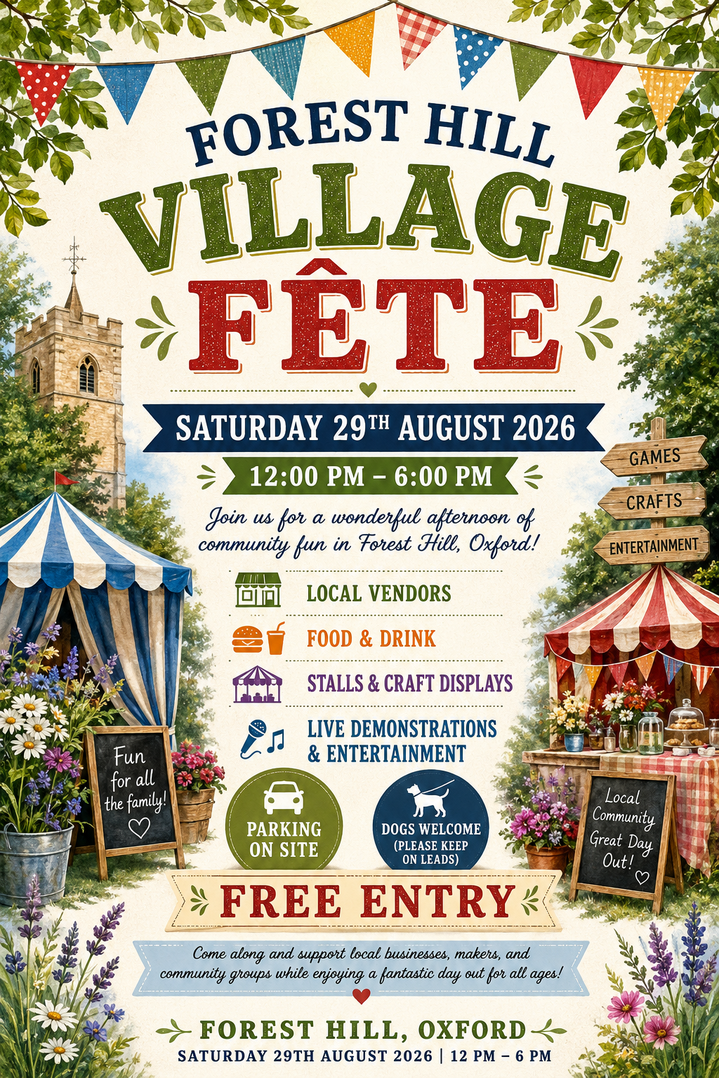 Forest Hill Village Fete on the Recreation Ground