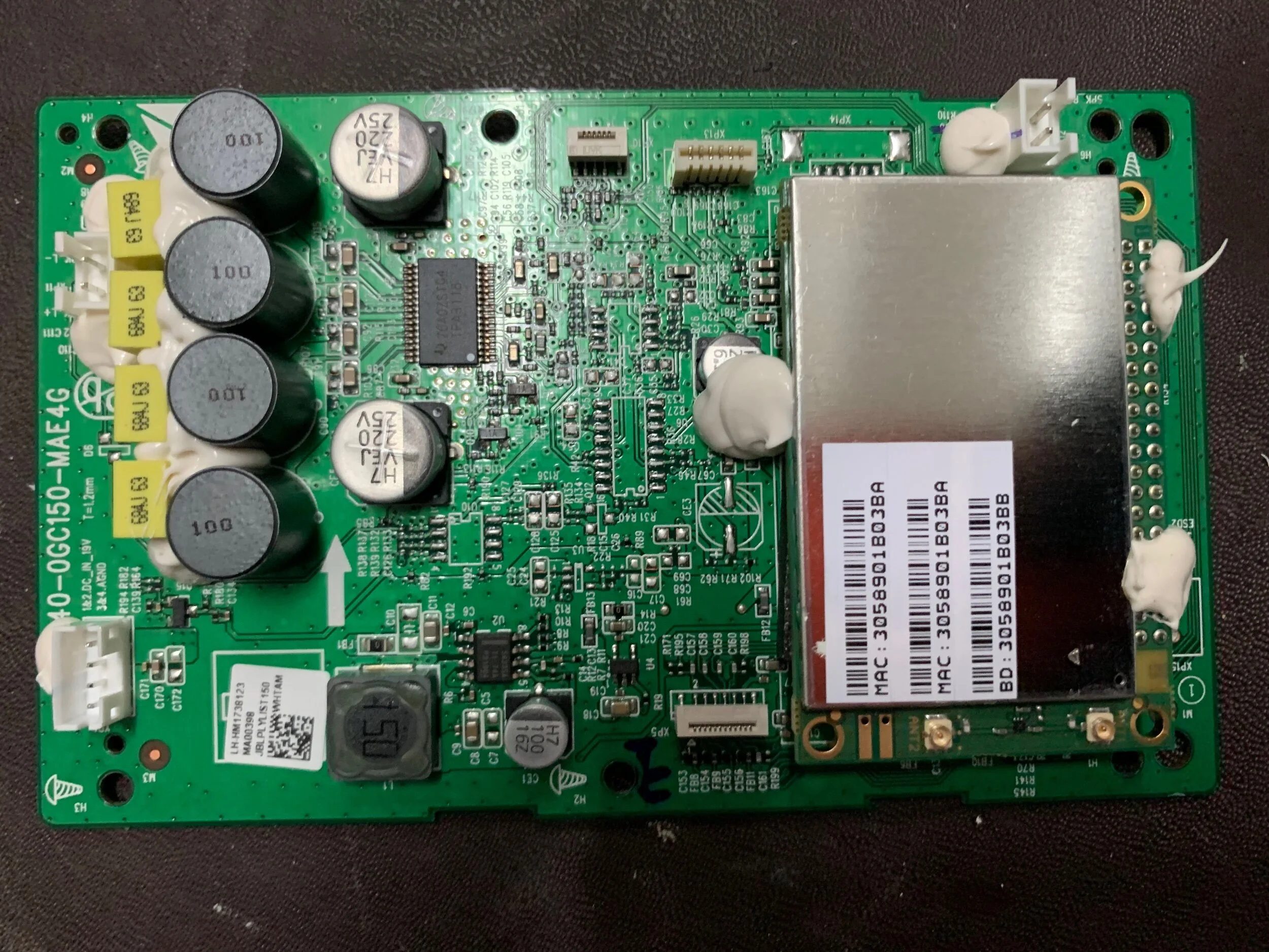 jbl playlist no power