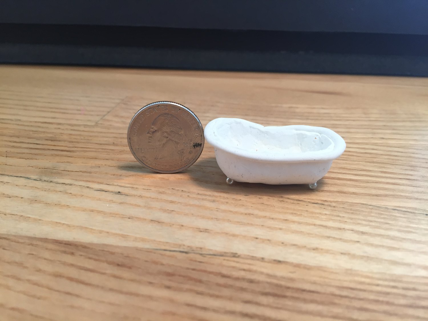 Made from Sculpey and beads 1/4"=1'-0" scale