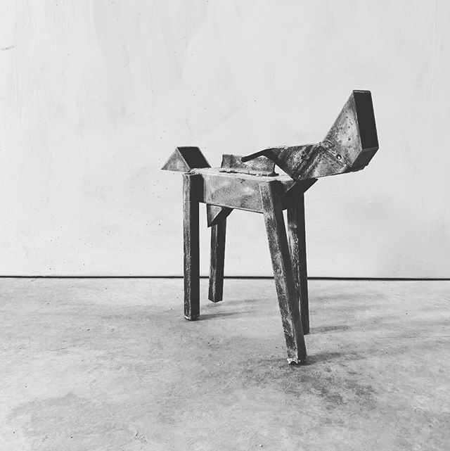 Study for Rhinoceros #sculpture #rhinoceros #metal #art #artistsoninstagram #study #mildsteel #malta #zoomorphic #sounddesign #project #representational #instrument #matyougalea #sculpturestudio