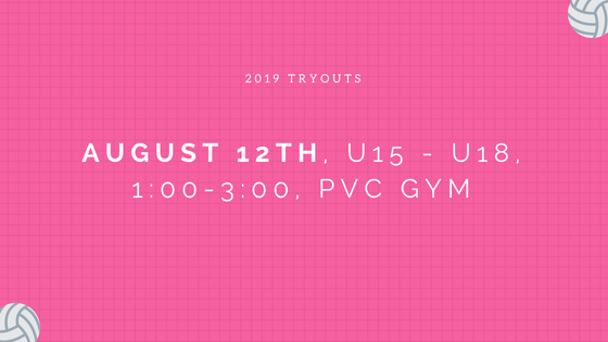 U17-U18 Tryouts
