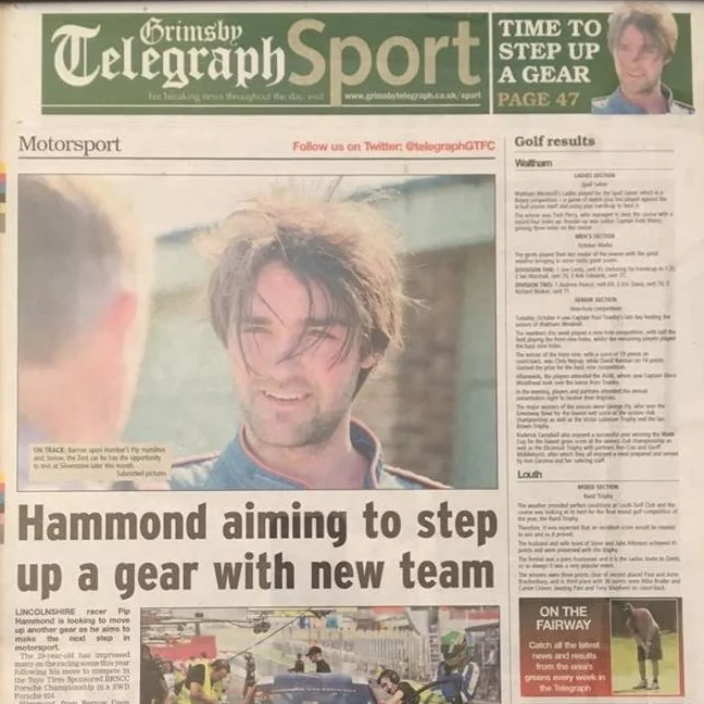 October 10, 2025 -  Pip Hammond article about test day.