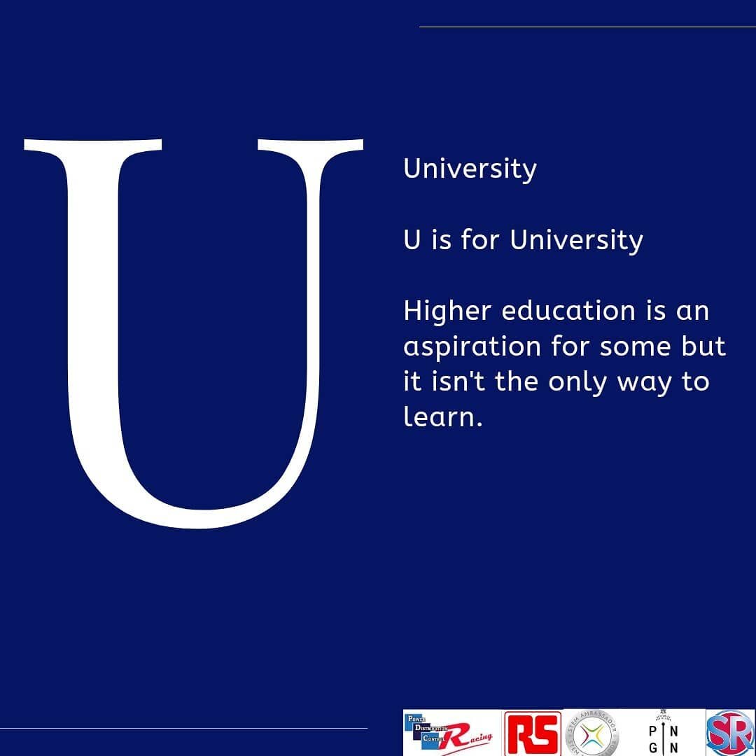 Some of us went to University and some of us didn't.

Uni can be a brilliant place to learn, research and develop but it's fair to say academia isn't for all.

Learning on the job can be just as important and experience comes in many forms. 

If Uni 