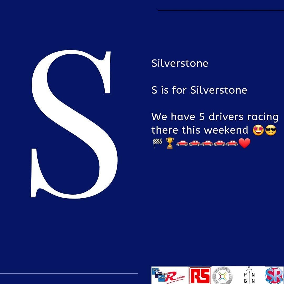 S is for @silverstonecircuit 

For some, the home of British Motorsport.

We always love a visit here and this weekends Action sees 5 of our drivers take on the classic stock hatch championship with @750motorclub 

Good luck to everyone competing. Dr