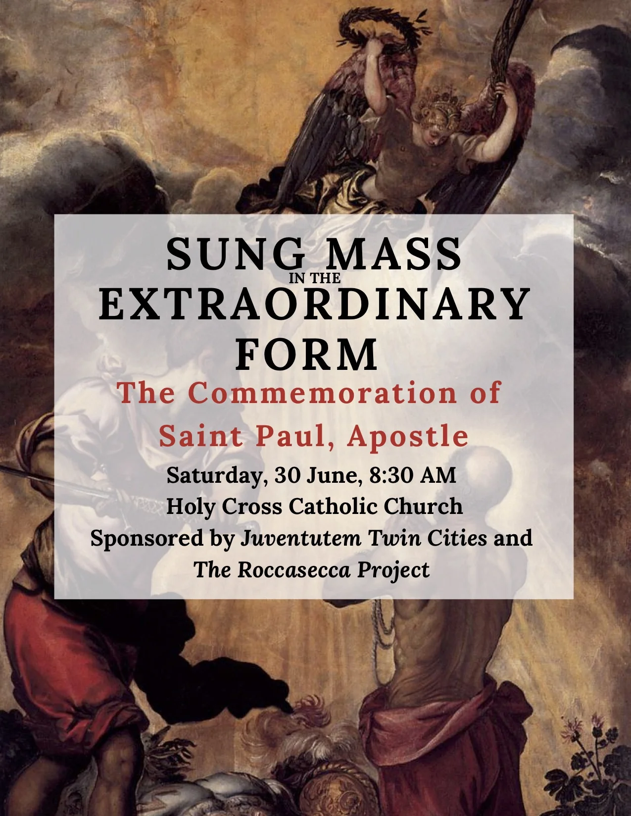 Sung Mass: The Commemoration of Saint Paul