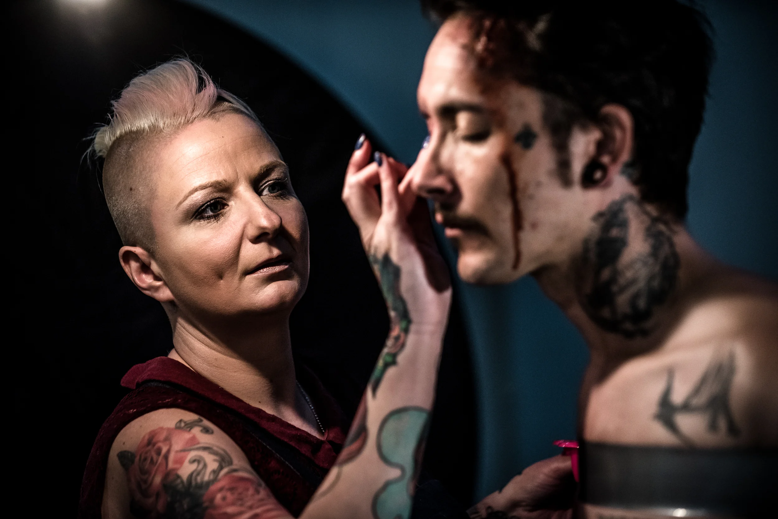 Special FX make up artist Louise