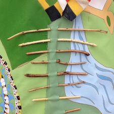#TalismanTipi - Detail ~20"x20"