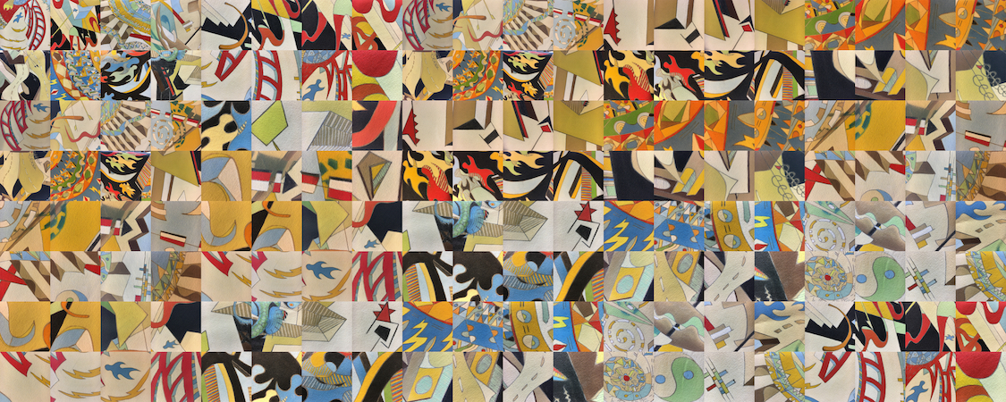 #TipisEight Reprize - Nth Derivative III 2017 · digital photo montage based on #TipisEight · 24"x60" (intended print size)