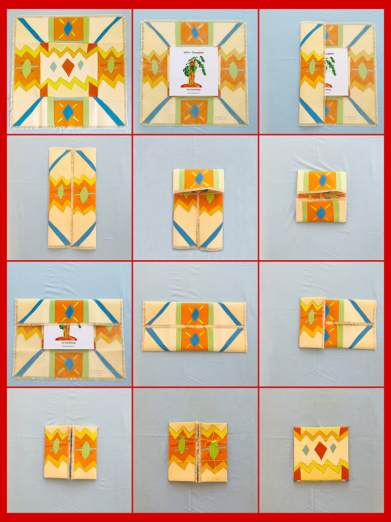 Parfleche Folding - No. 04 (40"x30" intended digital print)