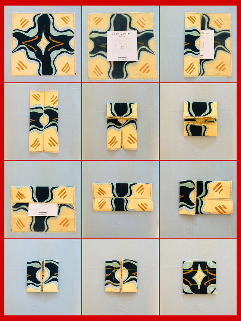 Parfleche Folding - No. 06 (40"x30" intended digital print)