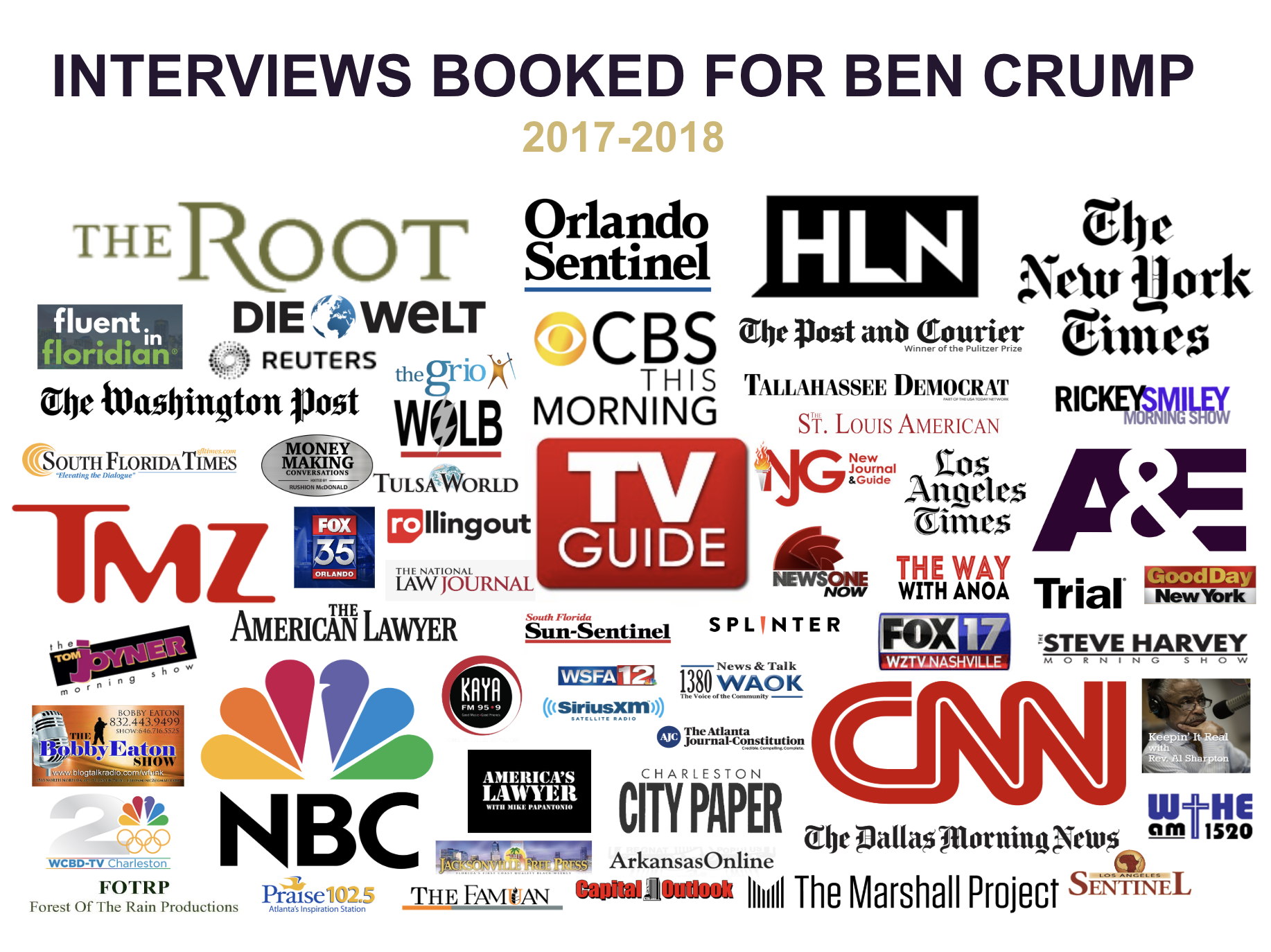 Interviews Booked for Attorney Ben Crump