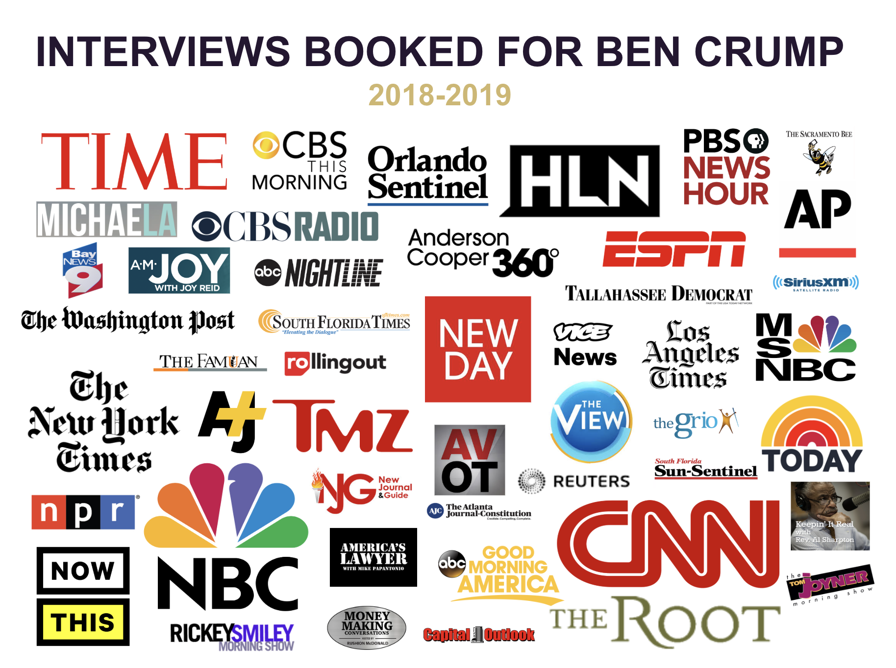 Interviews Booked for Attorney Ben Crump