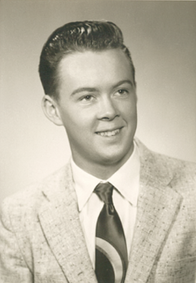  Terry’s graduation photo from Randolph High School, 1957. 