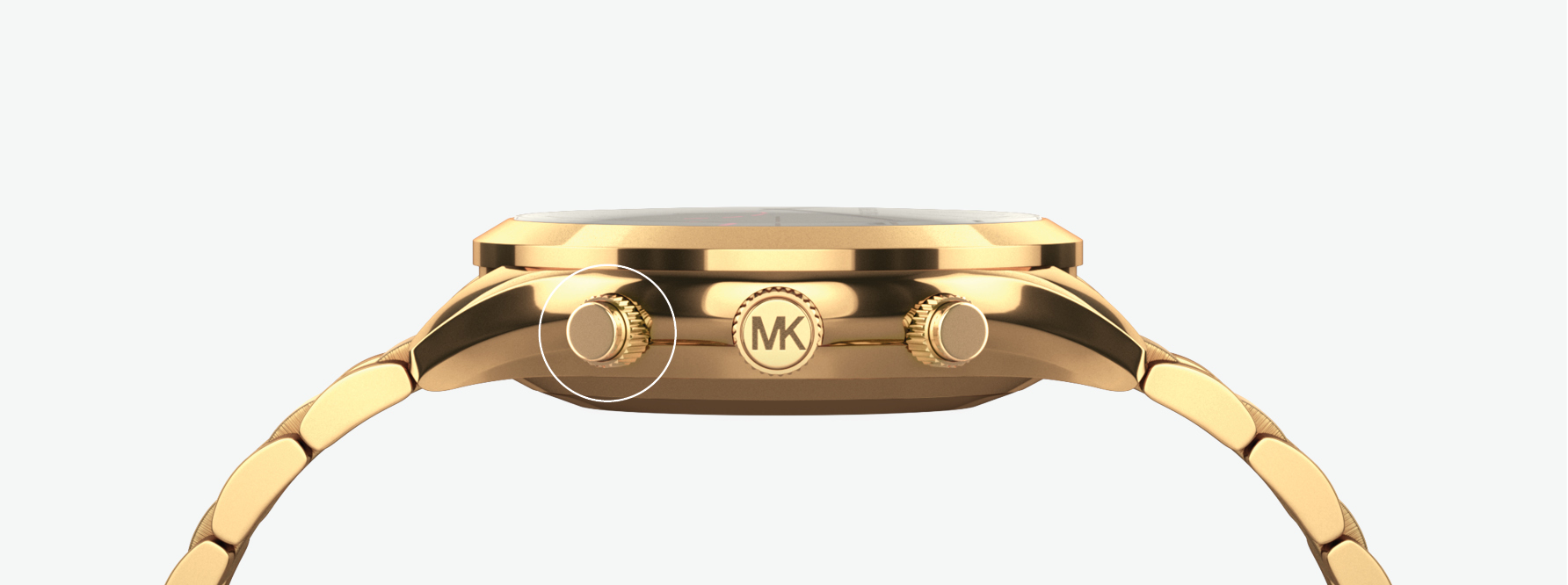 JETSET LIFESTYLE: Users can quickly set the watch to the most frequented time zone at any moment. Time zones are customized through the app.