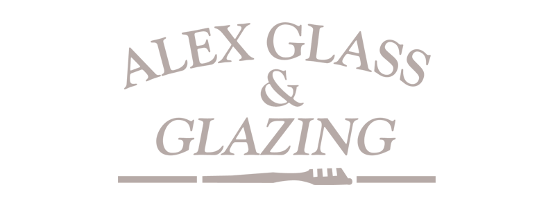 Alex Glass &amp; Glazing Logo
