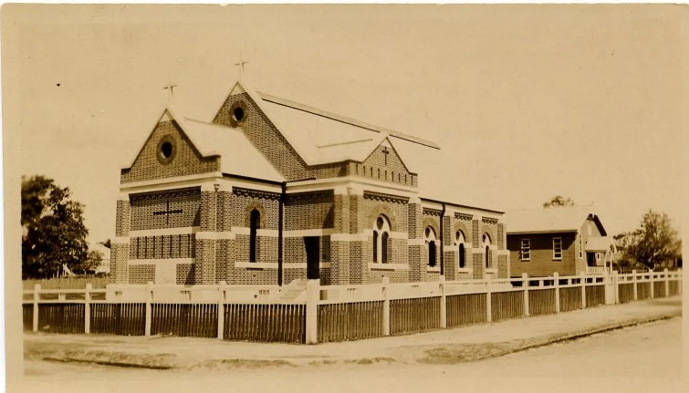 The third St Matthew's before the final extension was added, in about 1923