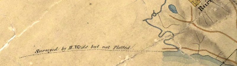 Boundary Creek was the western limit of the ‘environs of Brisbane’. (Queensland State Archives, Item ID 714302).