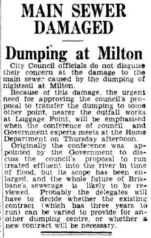 Concerns about the state of the main sewer were raised 12 months before it collapsed in April 1940. ( Trove )