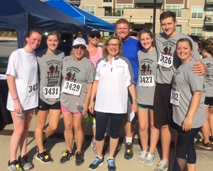 Left to right: Emma, Brooke, Terry, Joanne, Shelley, Danny, Alex, Austin, Hope