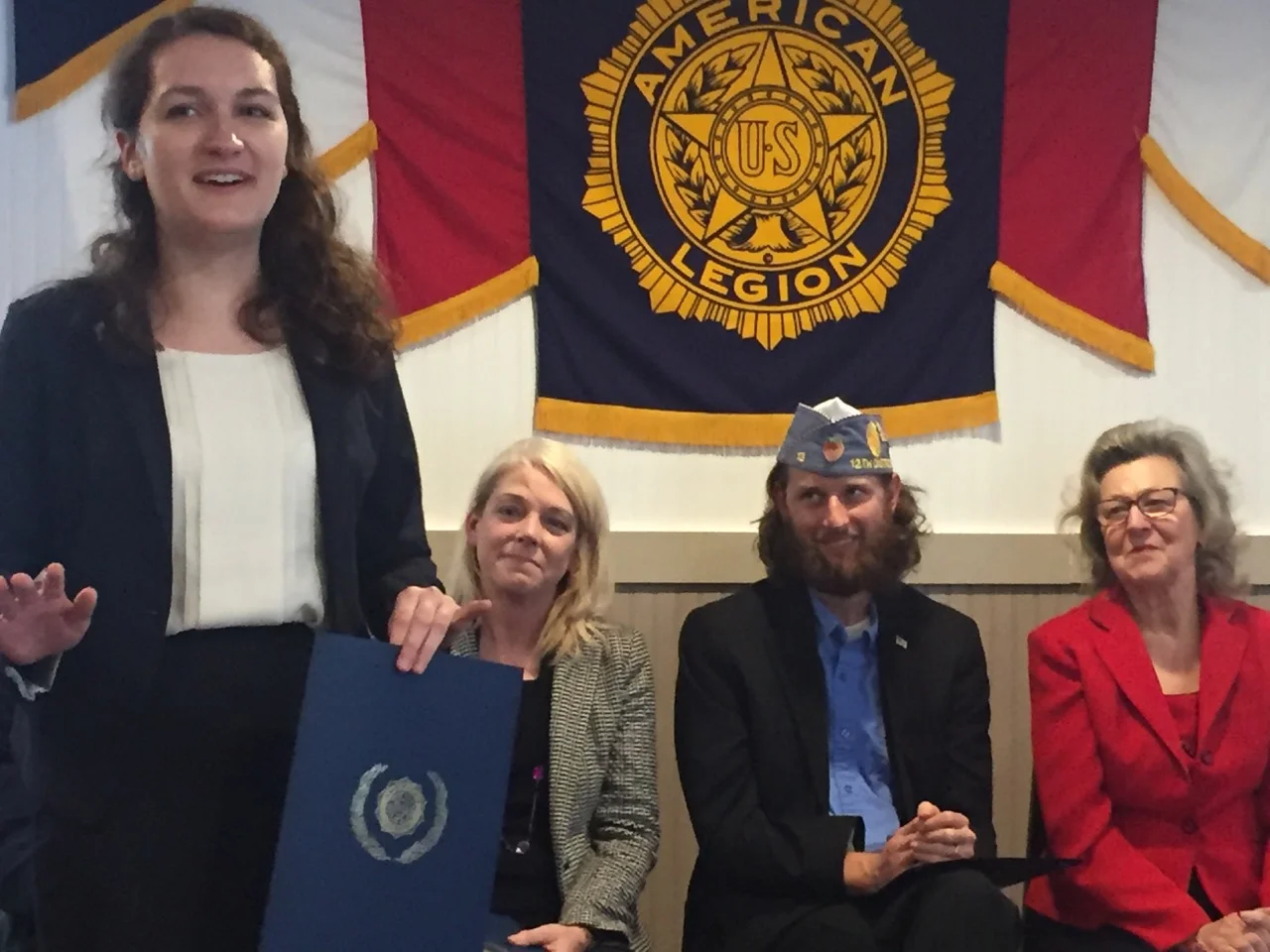 Meredith Johns, a senior at Kennesaw Mountain High School in Kennesaw, won first place in the Georgia Area 4 Contest in the 81st Annual U.S. Constitution High School Oratorical Contest. This is the third of four levels in the competition in Georgia. After the state competition, winners will advance to the national competition in April. 