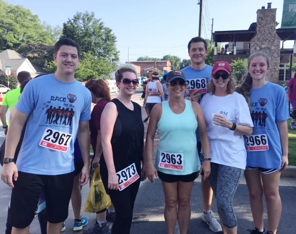 Members of the Elder Law staff participated in the teen center run on Father's Day.
