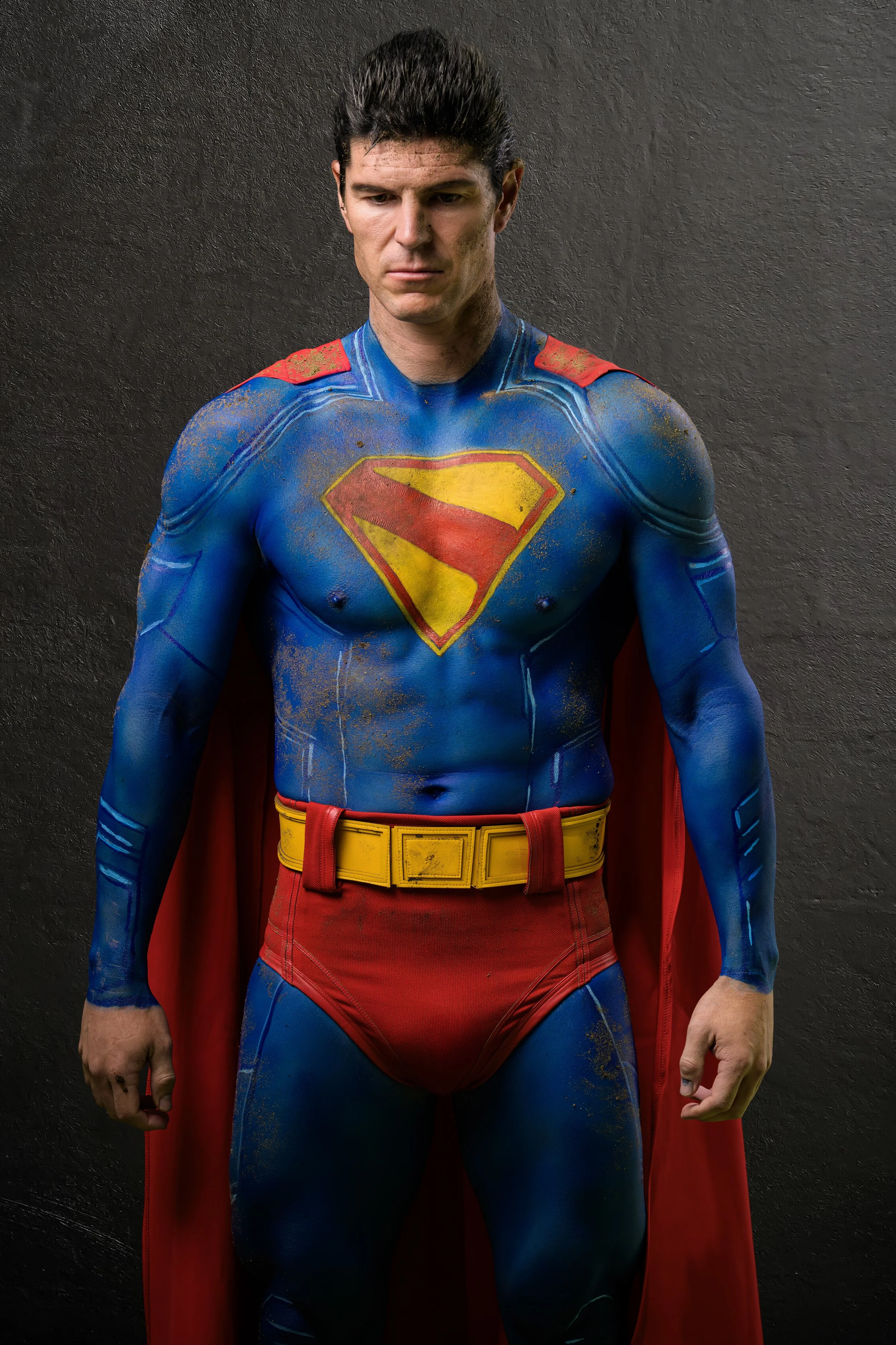 Superman Inspired Body Paint 2025