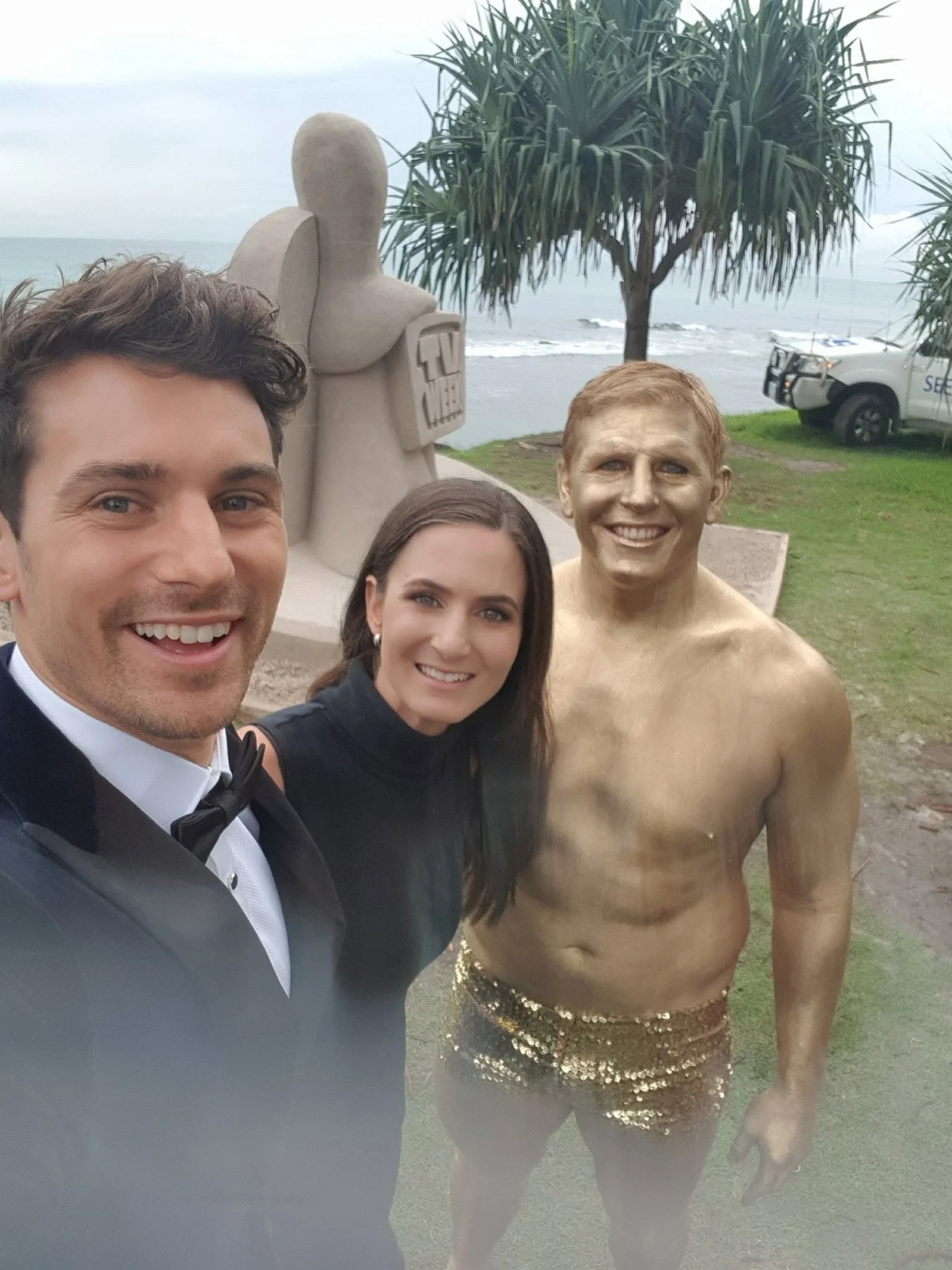 Matthew Johnson and Ben Hannant's Gold Body Paint