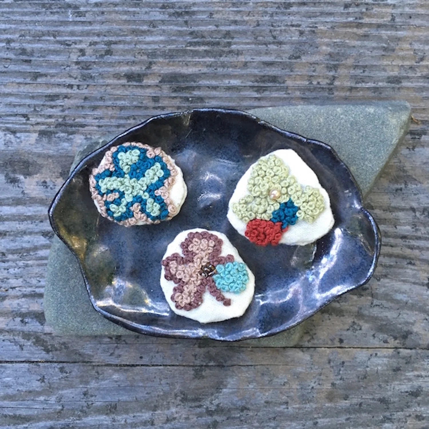 lavender filled sea pebbles