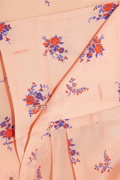 printed silk crepe