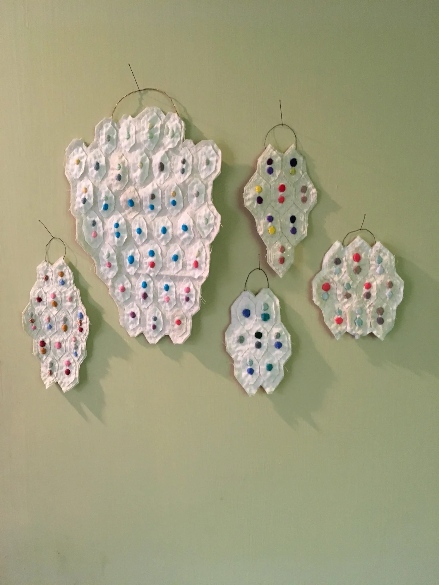 textile art wall hanging no. 2-6