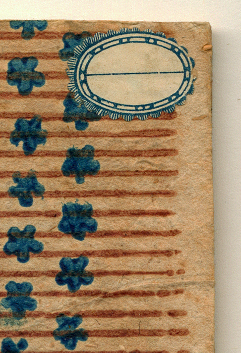  historic decorated papers of bookbinder Carmencho Arregui in Italy. 