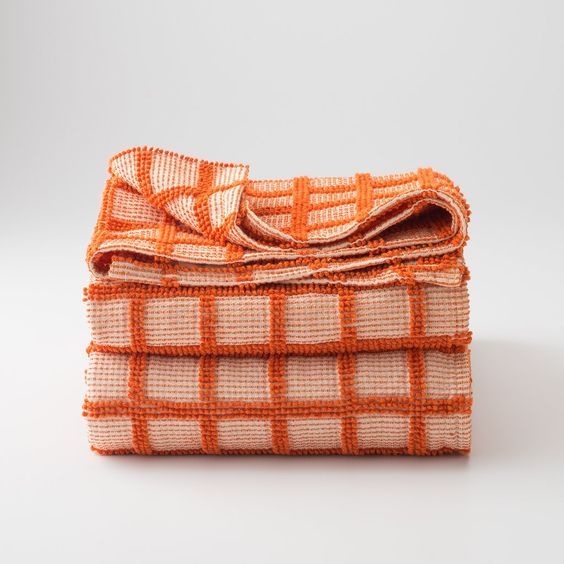 schoolhouse orange coverlet