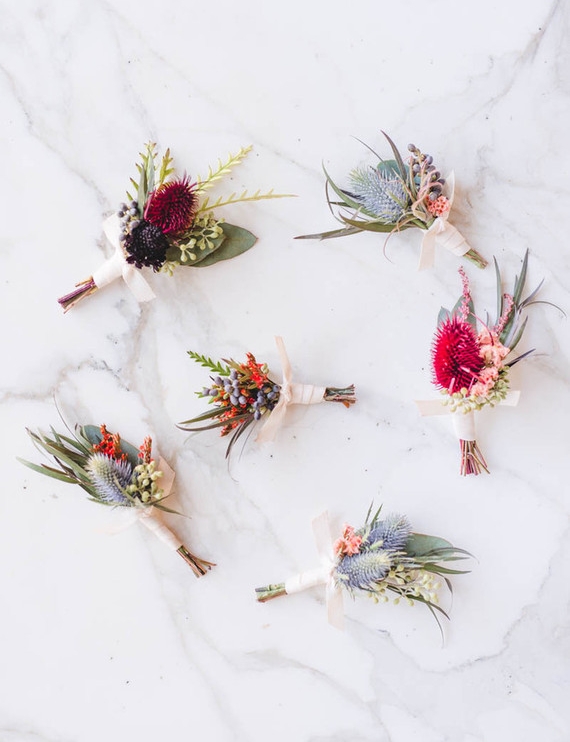 autumn bundles/boutonnieres