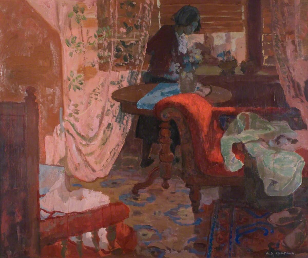 The Red Sofa Gordon Stewart Cameron